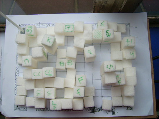 Sugar cube model